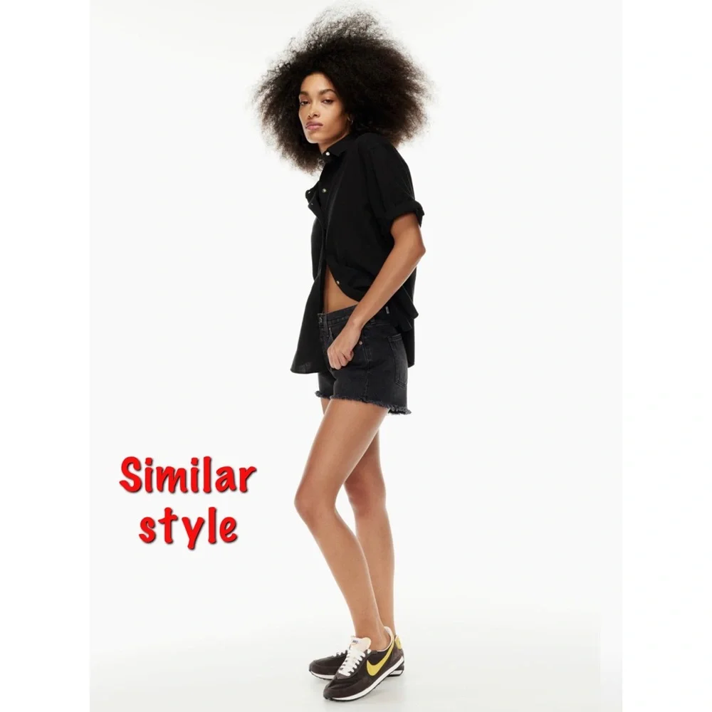 👯‍♀️Host Pick⚡️Denim Forum (Aritzia) The Ex Boyfriend Short - Picture 2 of 11